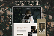 Showit Website Template | Zuri Rose, a Websites & App Template by Ladyfang Creative (Thumbnail 1 of 8)