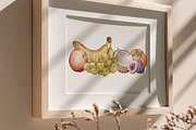 Fruits clipart png watercolor, a Food Illustration by TheCuteShop (Thumbnail 4 of 11)