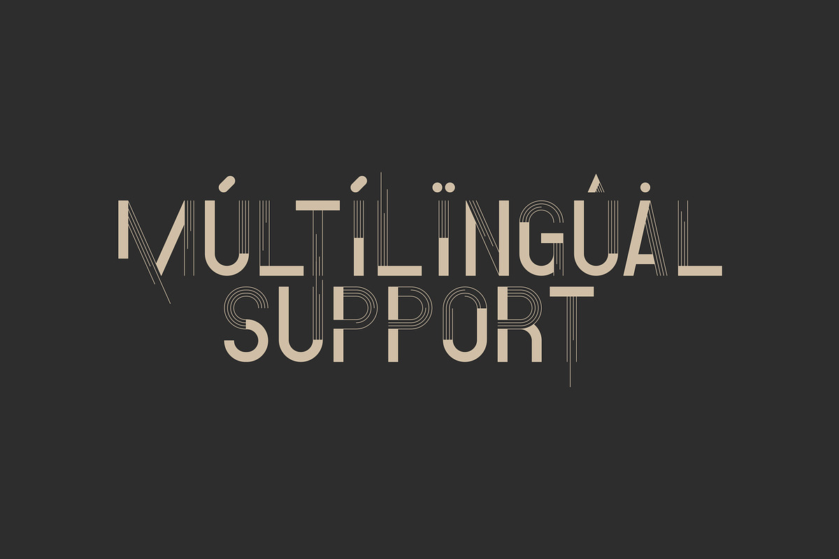 Minbus - Display font preview 8