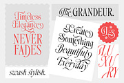 Morvella Stylish Serif, a Serif Font by Letterhend Studio (Thumbnail 5 of 12)
