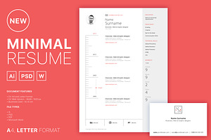 Minimal CV Pack