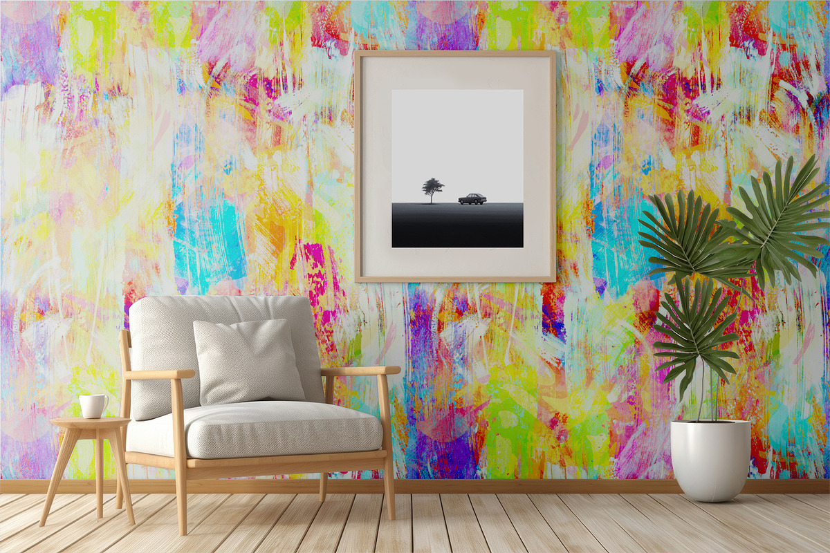 Shiny Colorful Texture, a Background Graphic by MalyskaStudio