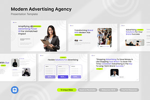 Modern Advertising Agency Keynote, a Presentation Template by Antstheme
