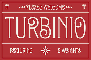 Turbinio - Variable Italian Font