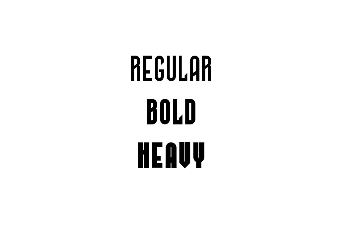 NOMAD - Unique Display Typeface preview 7
