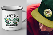 Retro Camp Badges Logos. Part 4, a Branding & Logo Template by JeksonGraphics (Thumbnail 7 of 11)