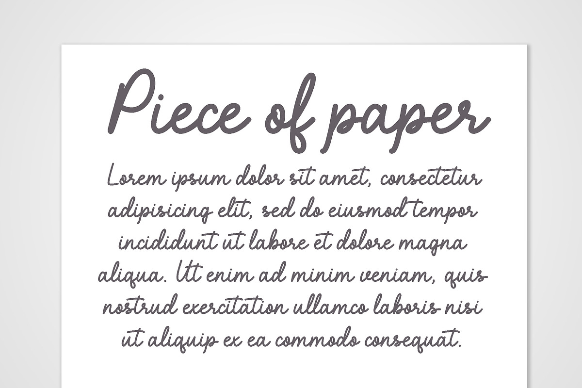 Giftmas - Monoline script font, a Script Font by Fontcastle (Photo 2 of 7)