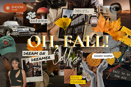 Autumn Collage & Moodboard Bundle