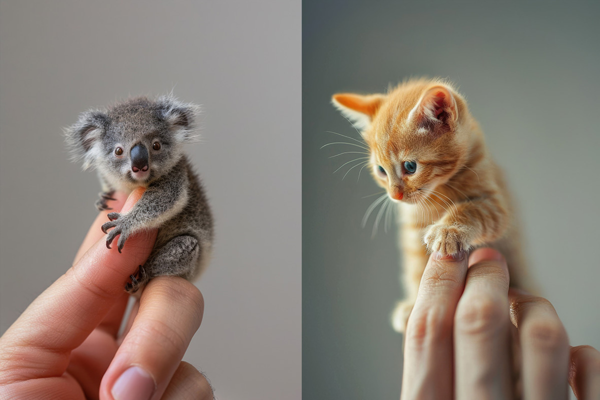 Miniature animals - 87 images, an Animal Photo by Handmadefont (Photo 8 of 10)