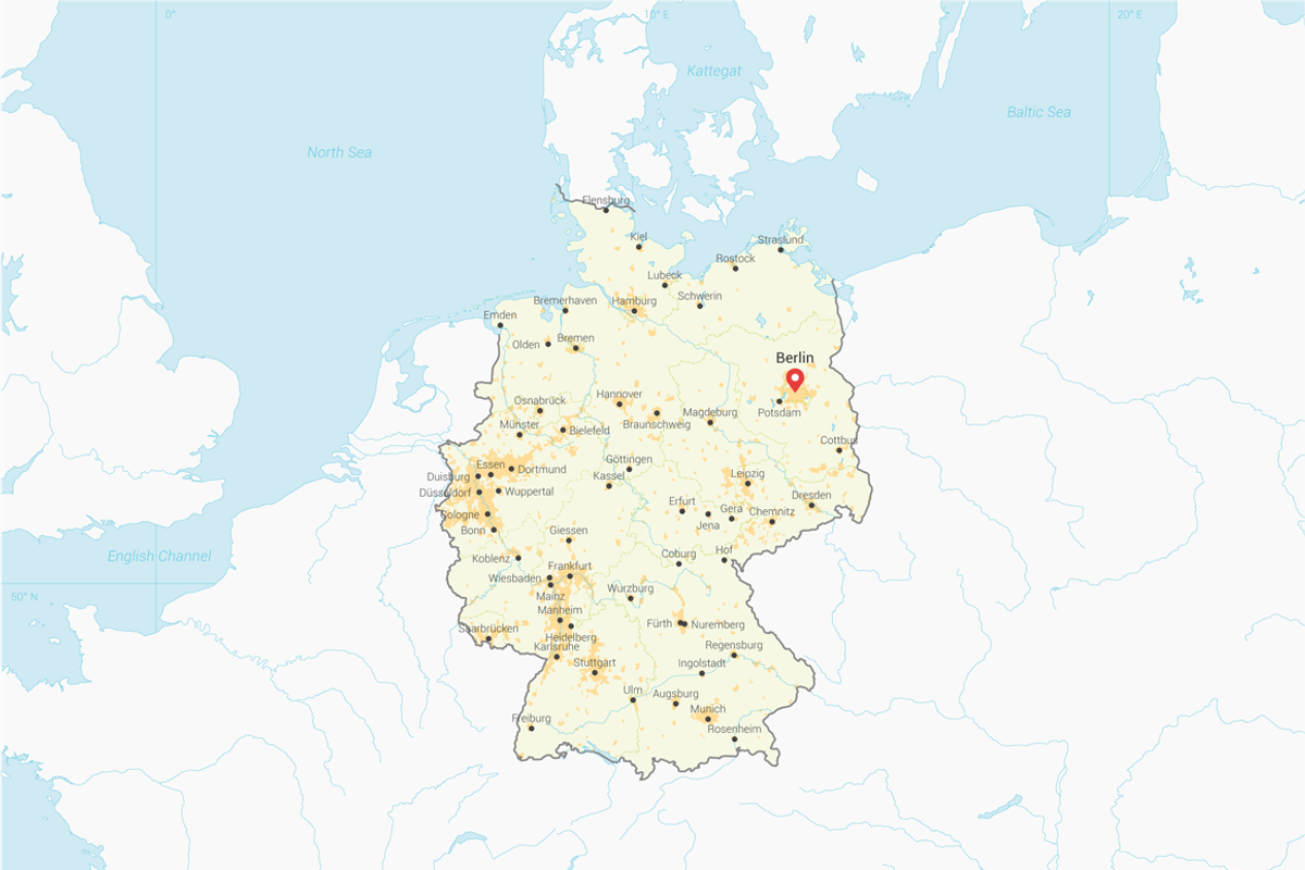 Map of Germany, an Illustration by Vector Maps (Photo 1 of 3)