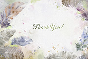 Watercolour Feathers Collection., a Decorative Illustration by VetaDesign (Thumbnail 8 of 8)