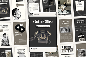 Modern Instagram Stories Posts Canva, a Social Media Template by Branding Babe Co.