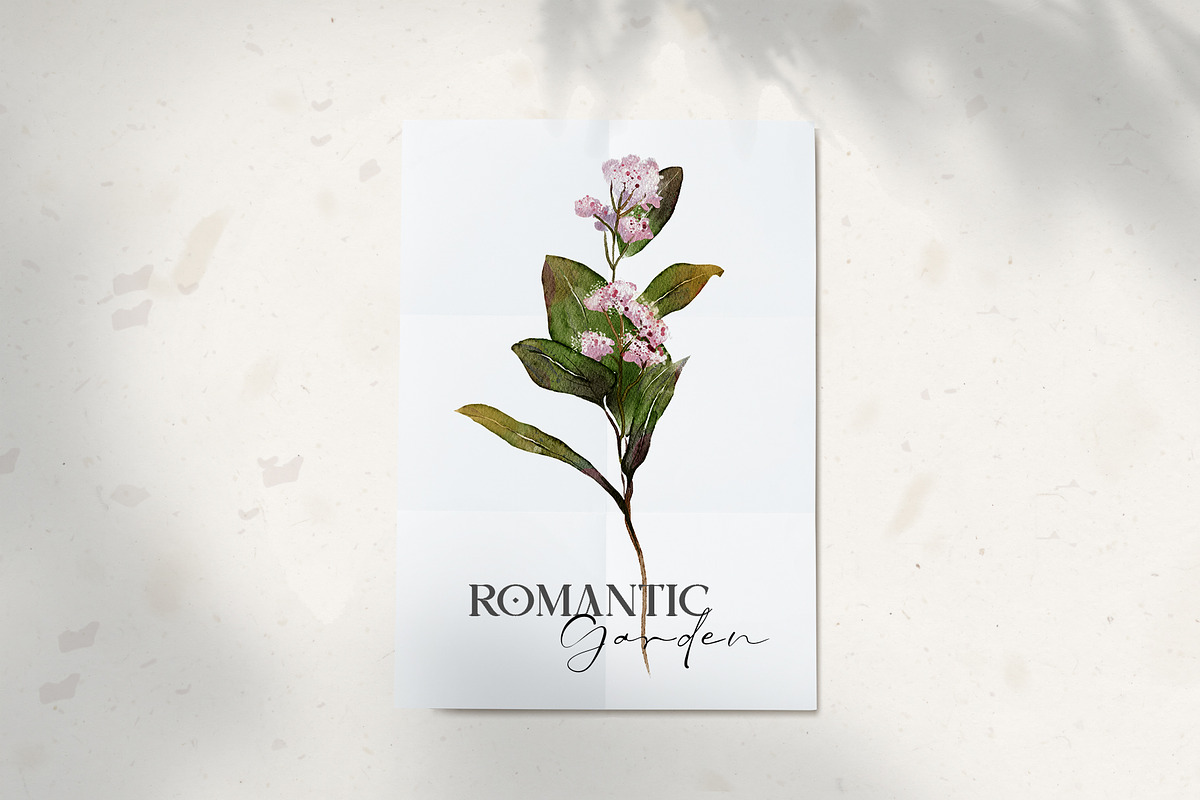 Watercolor Flowers & Leaves, a Decorative Illustration by Damian Roh (Photo 5 of 20)