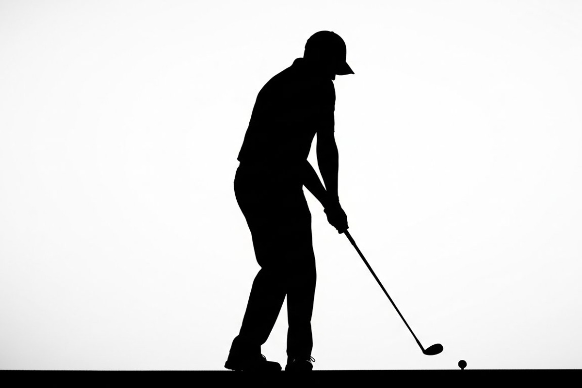 golfing swing silhouettes showcasing, an Illustration by Amazin_art (Photo 31 of 31)