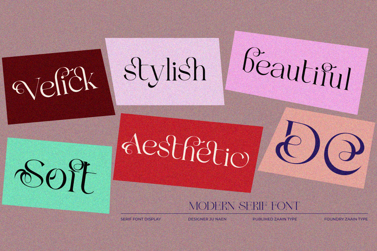 Velick, a Serif Font by zaaintype (Photo 7 of 10)