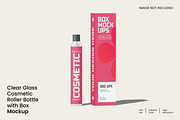 CosmeticBottle with Box Mockup, a Packaging Mockup by Unerispace (Thumbnail 1 of 2)
