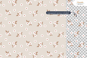 Meadow Florals - Seamless Patterns