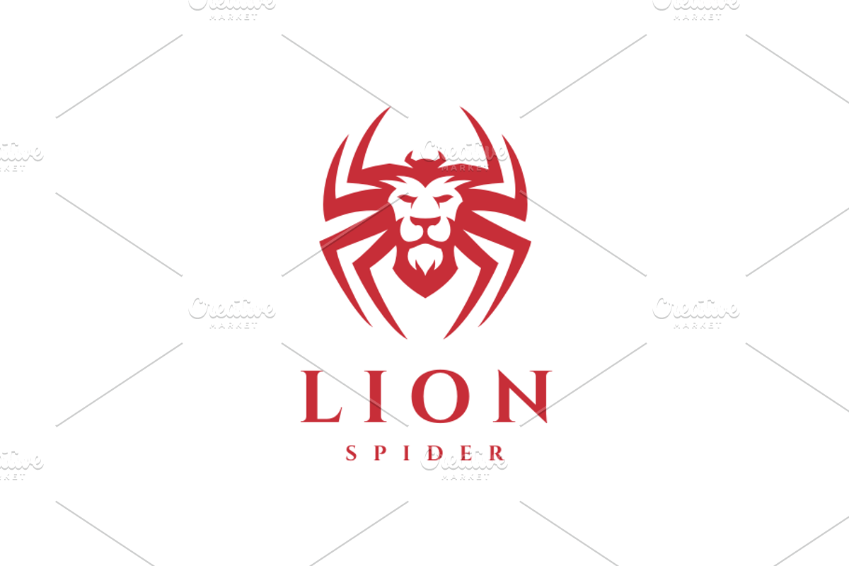 Lion Spider Logo, a Branding & Logo Template by yopie (Photo 1 of 3)