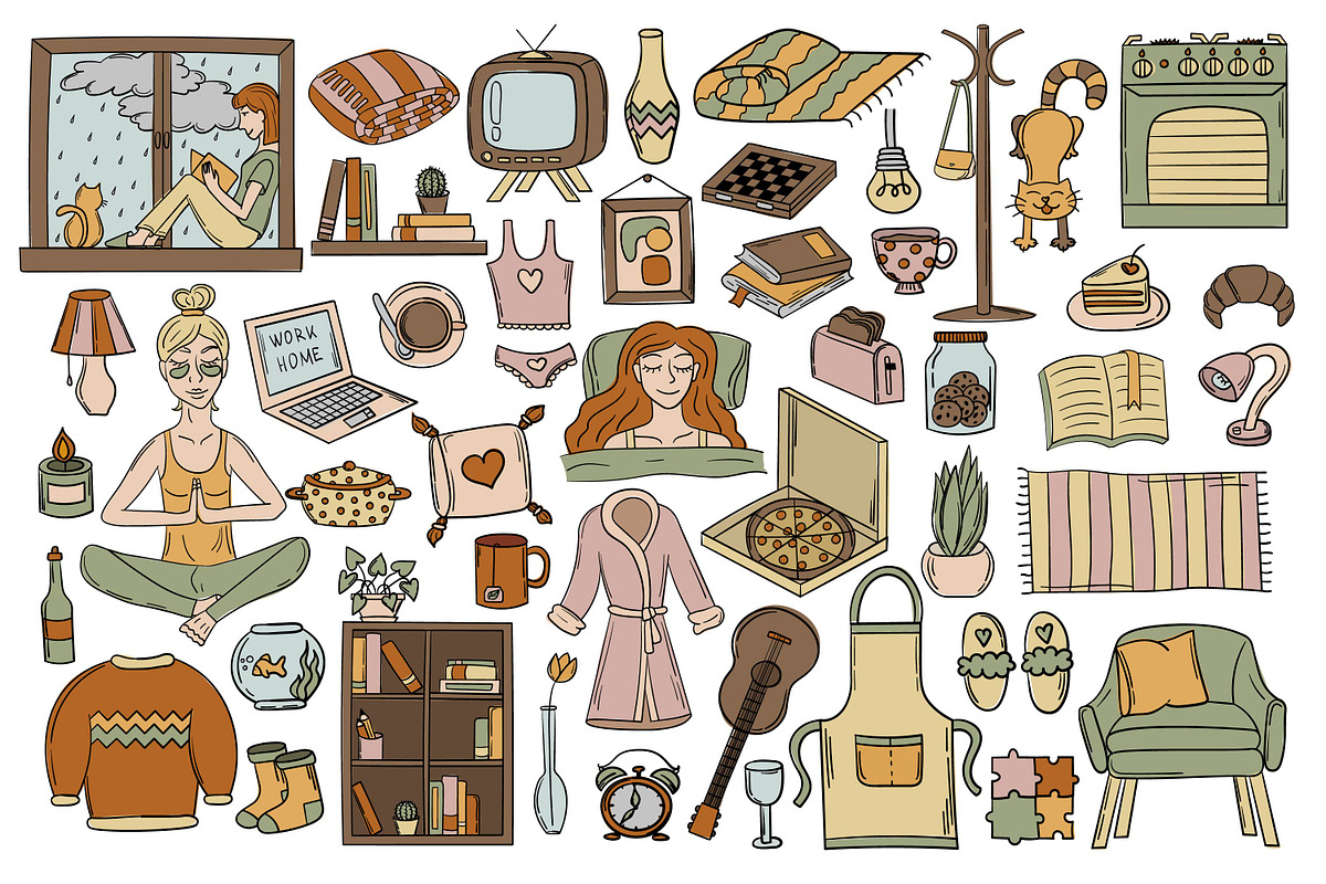 Cozy Home, an Object Illustration by ananastya (Photo 3 of 7)