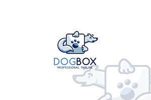 Dog Box Logo Template