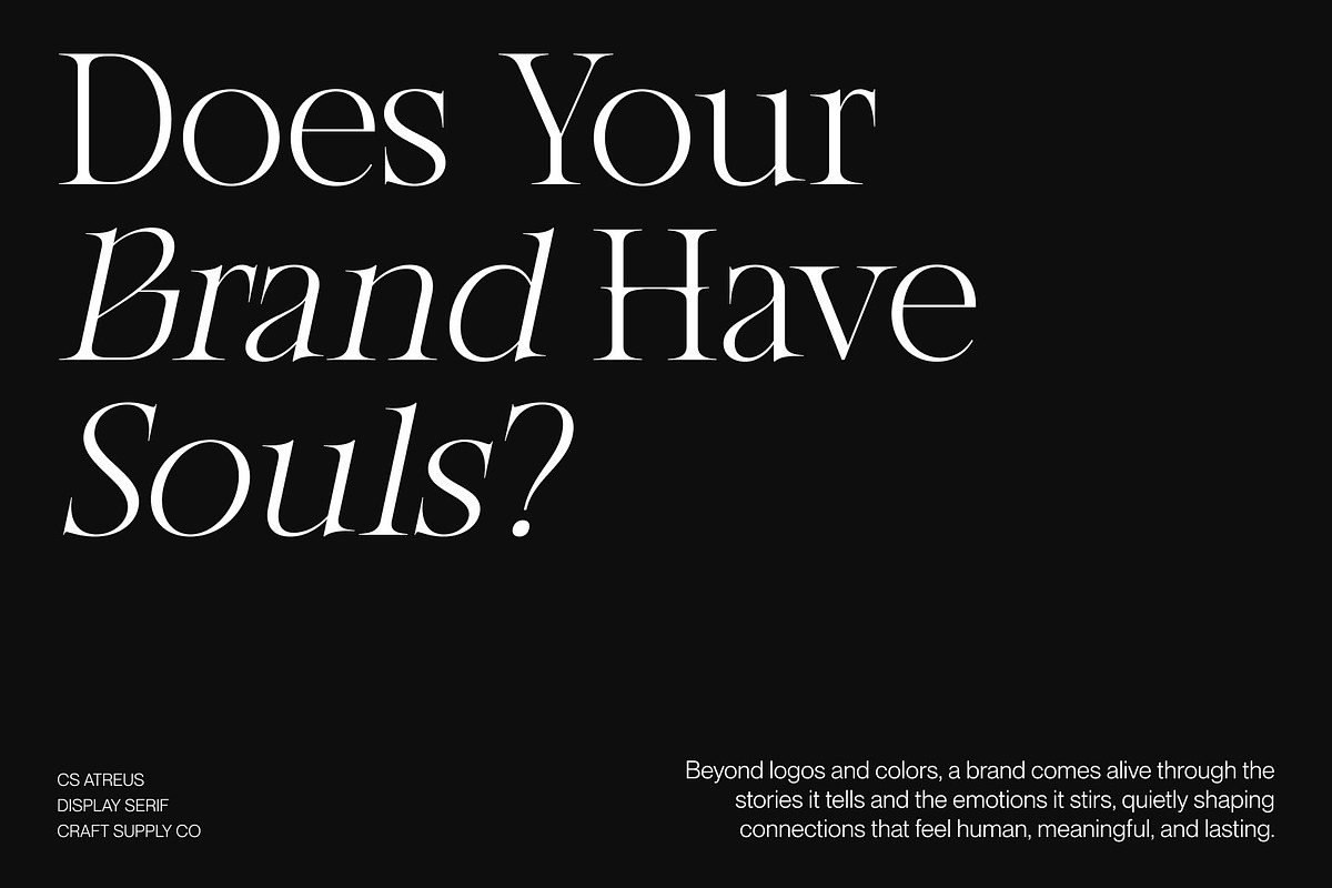 CS Atreus – Modern Serif Font, a Serif Font by Craft Supply Co. (Photo 3 of 8)