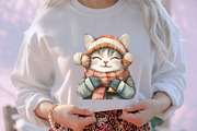 Christmas Animal Clipart Bundle, an Illustration by designcity5 (Thumbnail 4 of 5)