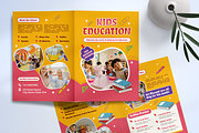 Kids Education Bifold Brochure, a Brochure Template by SquidPixey (Thumbnail 2 of 6)