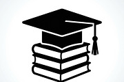 50 Graduation Cap and Book, an Education Illustration by Amazin_art (Thumbnail 10 of 28)