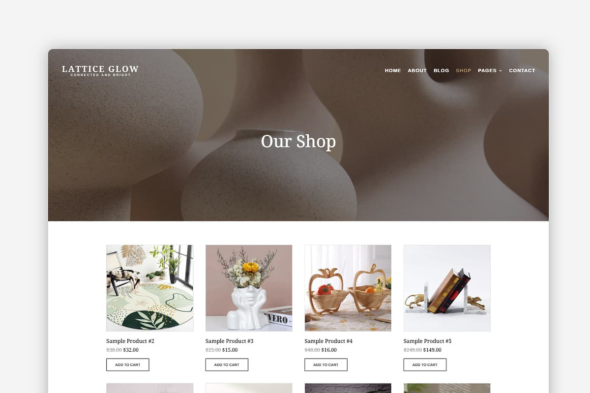 Lattice Glow - Blog WordPress Theme preview 5