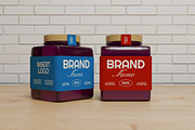 Fruit Jar Jam Mockup, a Packaging Mockup by graphicook (Thumbnail 2 of 4)