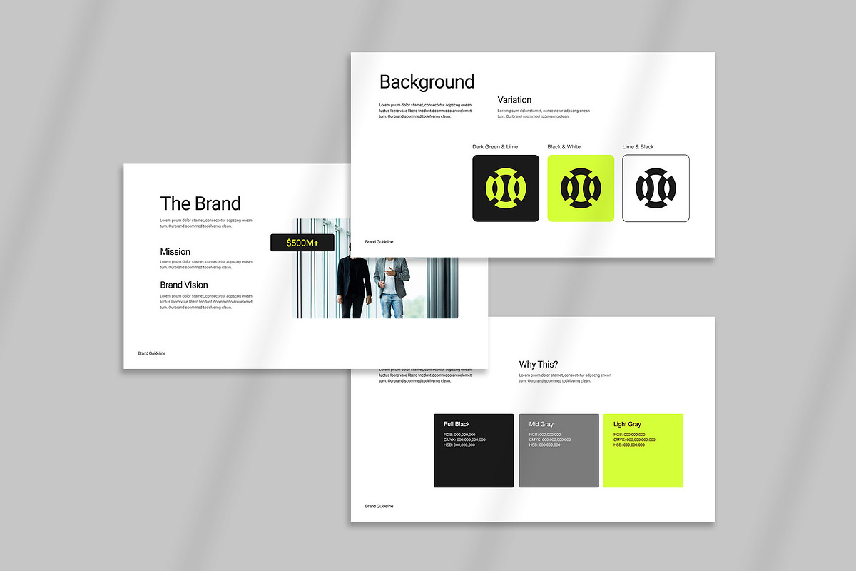Brand Identity Guidelines Template preview 3