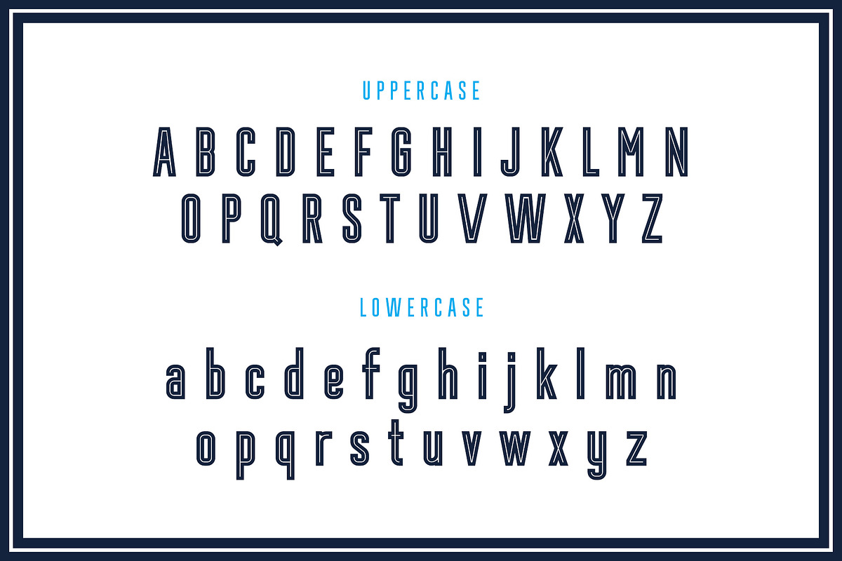 Jersey - Condensed Athletic Font, a Sans Serif Font by Aurora Graphics (Photo 2 of 5)