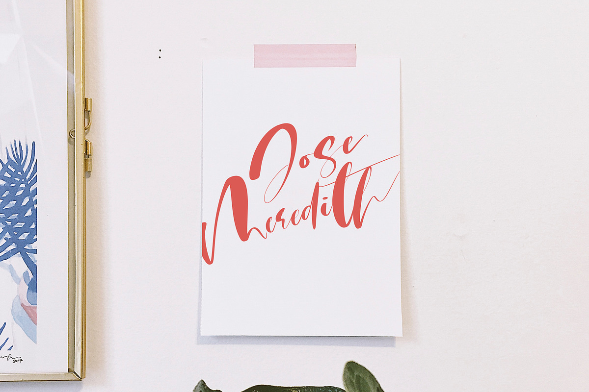 Martin Script Font preview 4