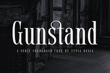 Gunstand - Condensed Serif