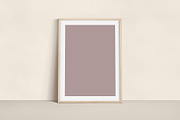 Portrait Wood Frame Leaning Mockup, a Household Mockup by OakstoneCreative (Thumbnail 3 of 5)