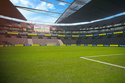 Football stadium game ready 3D-Model, an Architecture 3D Model by 3DGeeq (Thumbnail 1 of 18)