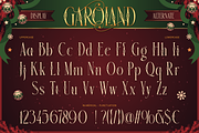 Garoland - Christmas Display Serif, a Serif Font by Burntilldead (Thumbnail 6 of 12)