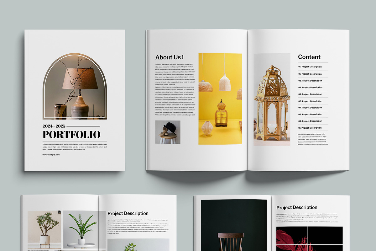 Minimal Portfolio Layout