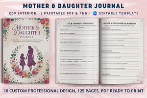 Mother & Daughter Journal, a Presentation Template by Book2bees