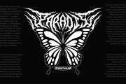 Drether Devil | Black Metal Font, a Blackletter Font by Denustudios (Thumbnail 2 of 6)