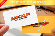 Business Contact Card PSD, a Product Mockup by Bruno's Shop (Thumbnail 1 of 3)