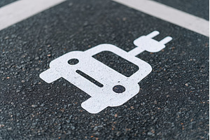 The parking area for electric cars, a Transportation Photo by ZinetroN