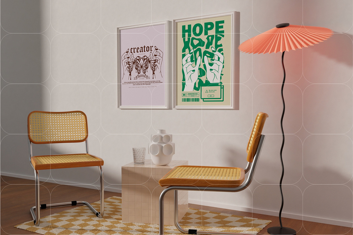 Poster Frame Mockup AMELIA, a Print Template by Bonumo (Photo 12 of 15)