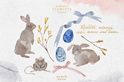 Gentle Easter Morning | watercolor, an Illustration by Elisa Ursa (Thumbnail 3 of 15)
