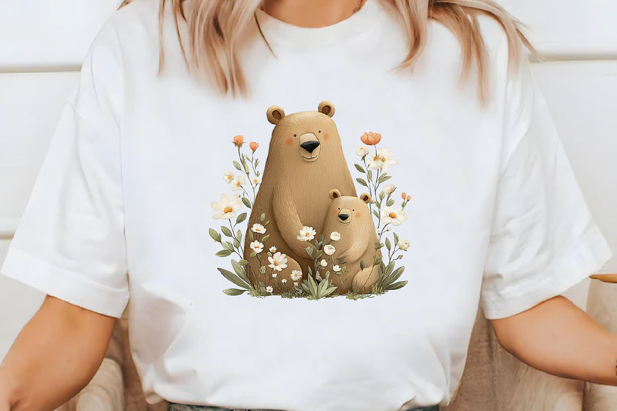 Whimsical Mother’s Day Bear Clipart, an Illustration by Designworld (Photo 6 of 8)