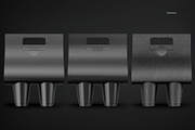 Coffee Cups and Holder Mockups Front, a Cups & Container Mockup by HelenStock (Thumbnail 7 of 9)