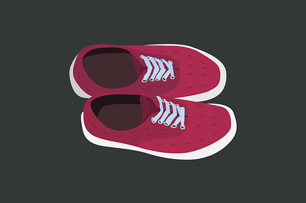 Sneakers vector illustration