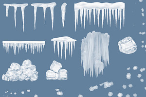 Snow And Ice Procreate Brushes