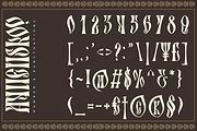 Aquenskov for Streetwear & Apparel, a Blackletter Font by ilhamtaro (Thumbnail 8 of 10)