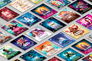 50 Night Club Party Flyer Bundle 8, a Flyer Template by NanoAgency (Thumbnail 2 of 2)
